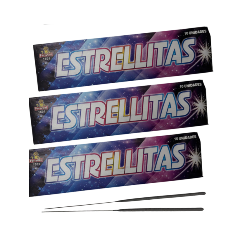 Oferta 3 Cajas Bengalas Chispitas 16cm (10 uds)