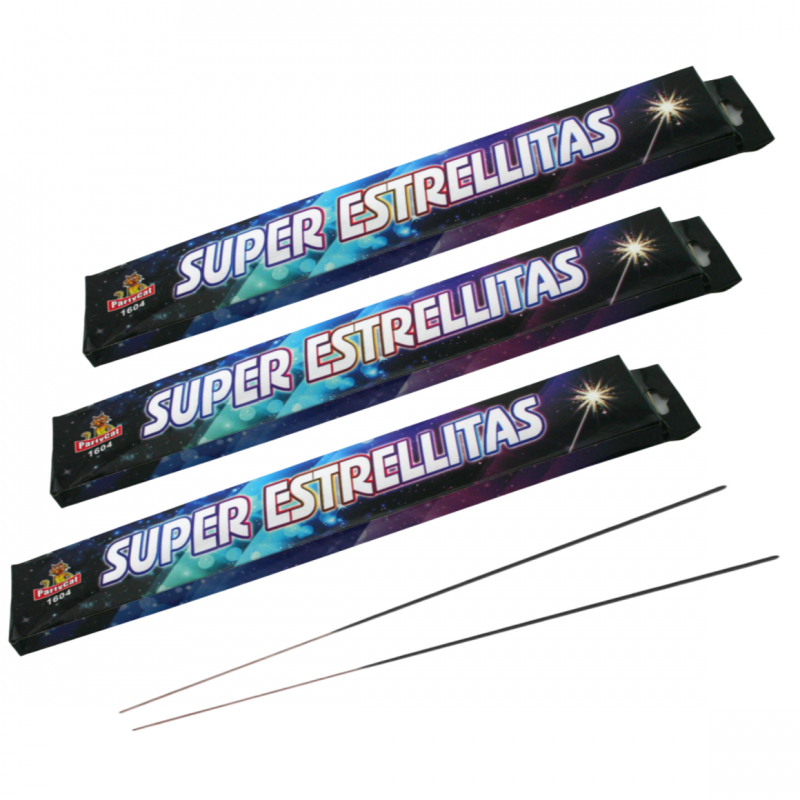 Oferta 3 Cajas Bengala Chispitas 30cm (10 uds)