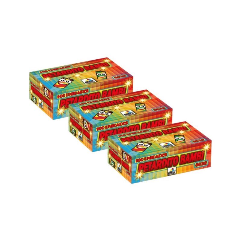 Oferta 3 Cajas de Mini Petardo (100 uds)