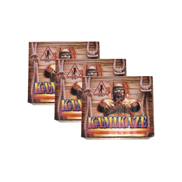 Oferta 3 Cajas de kamikaze (50 uds)